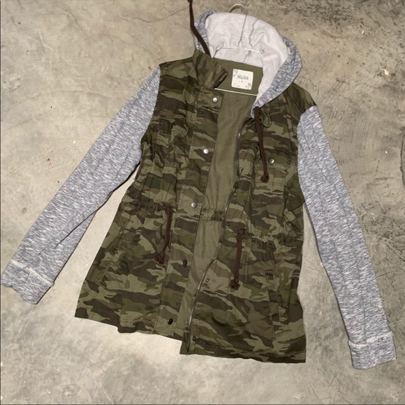 Mudd Jackets & Blazers - Mudd camouflage cargo jacket
